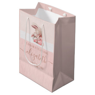 Mediana Bolsa de regalo de Baby Shower para Bunny