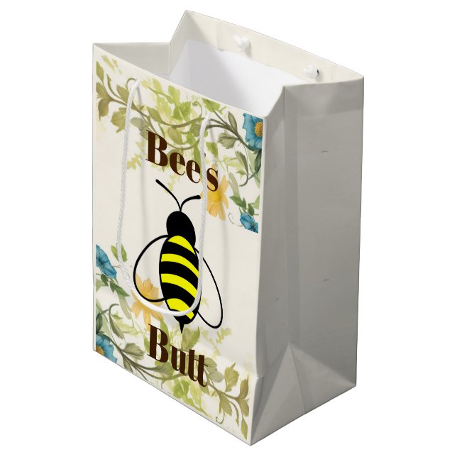 Mediana Bolsa de regalo de Bee's Butt (Angulo Anverso)