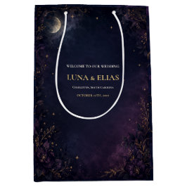 Mediana Bolsa de regalo de bienvenida para boda gótica cel