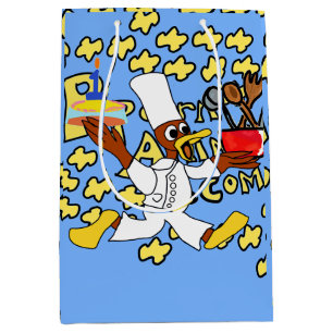 Mediana Bolsa de regalo de Blue Chef Ducky Kazoo