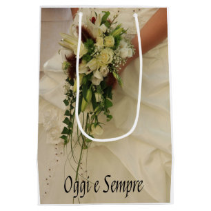 Mediana Bolsa de regalo de Bodas italianos