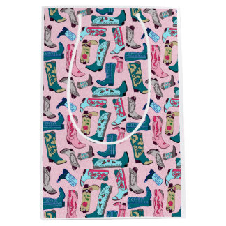 Mediana Bolsa de regalo de botas de vaquera