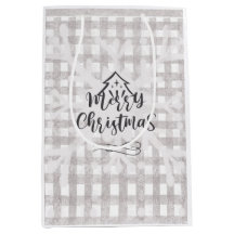 Bolsa de regalo de Búfalo navideño