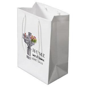 Mediana Bolsa de regalo de buzón de correo para casa dulce