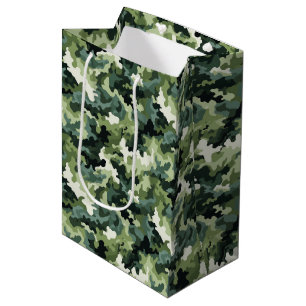 Mediana Bolsa de regalo de camo militar