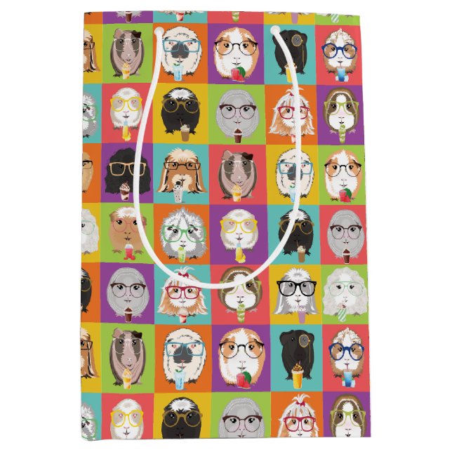 Mediana Bolsa de regalo de cerdo de Guinea (Anverso)