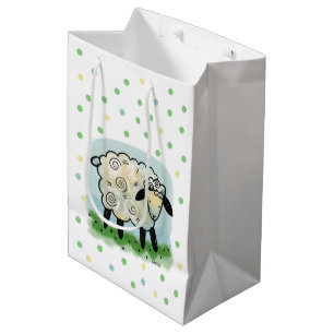 Mediana Bolsa de regalo de cordero pequeño