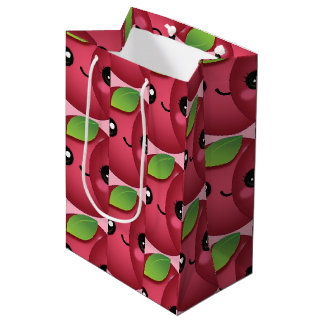 Mediana Bolsa de Regalo de Cranberry Media de Kawaii