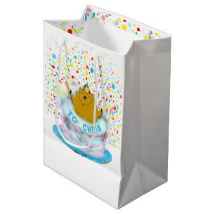 Mediana Bolsa de regalo de cumpleaños de marmota