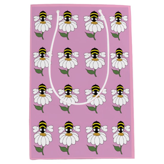 Mediana Bolsa de regalo de Daisy (Anverso)