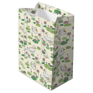 Mediana Bolsa de regalo de Duck Waterlily