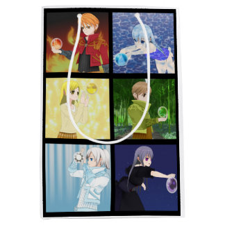 Mediana Bolsa de regalo de elementos de estilo anime