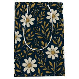 Mediana Bolsa de regalo de Frost & Gold Daisies