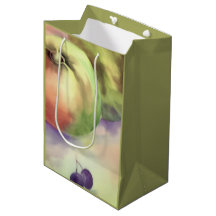 Bolsa de Regalo de Frutas de Cosecha | Manzanas y 