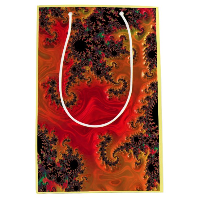 Mediana Bolsa de regalo de fuego y belleza (Anverso)