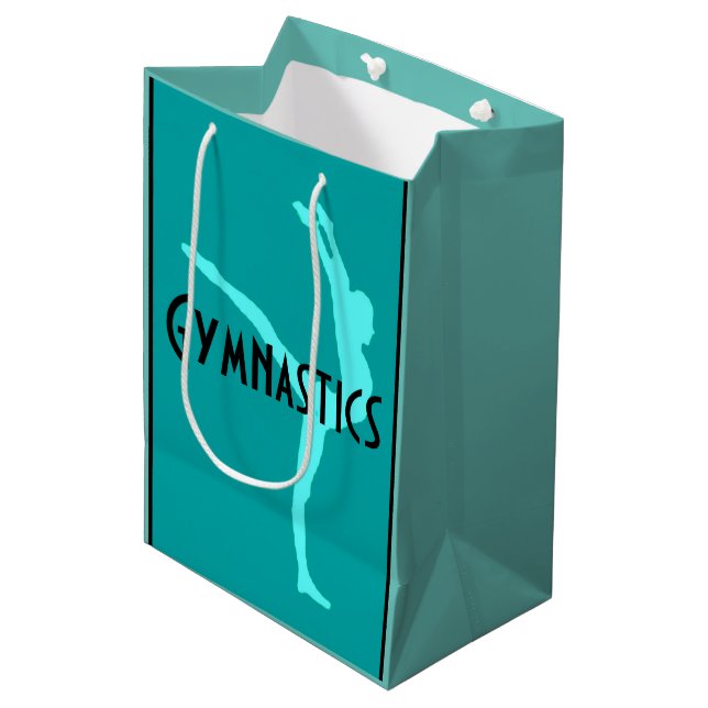 Mediana Bolsa de regalo de gimnasia (Angulo Anverso)