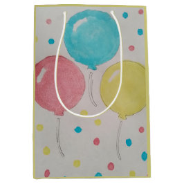 Mediana Bolsa de regalo de globos y confetti