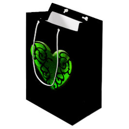 Mediana Bolsa de Regalo de gótico St. Patrick's Day Green 