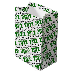 Mediana Bolsa de Regalo de Graduación (Verde) de Med Schoo