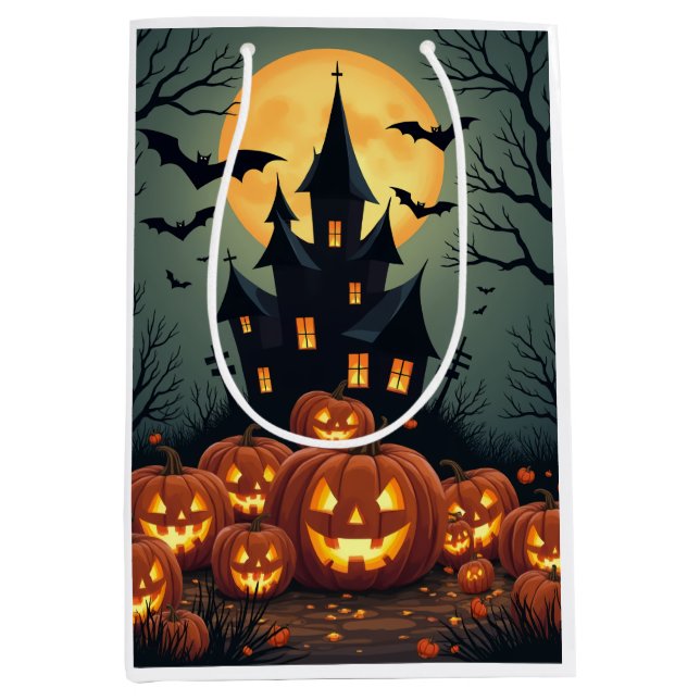 Mediana Bolsa de regalo de Halloween (Anverso)
