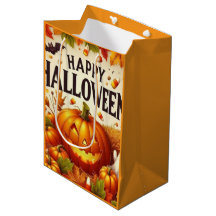 Bolsa de regalo de Halloween feliz y adorable con
