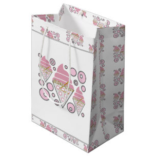 Mediana Bolsa de regalo de helados de helado irresistible 