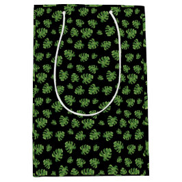 Mediana Bolsa de regalo de hoja de Monstera