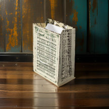 Bolsa de regalo de hoja de música Jingle Bells