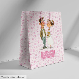 Mediana Bolsa de regalo de Humor de Pareja de Personalizad