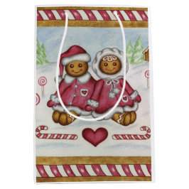 Mediana Bolsa de regalo de jengibre y menta