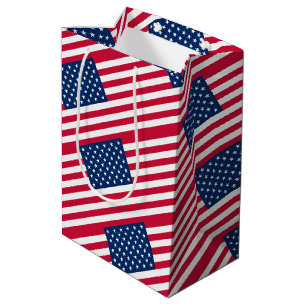 Mediana Bolsa de regalo de la bandera de los Estados Unido