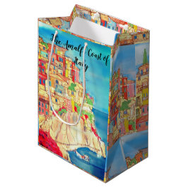 Mediana Bolsa de regalo de la Costa de Amalfi de Italia po