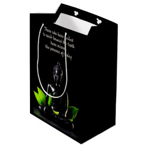 Mediana Bolsa de regalo de la cotización de Buda 1
