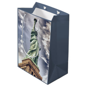 Mediana Bolsa de regalo de la Estatua de la Libertad perso