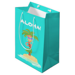 Mediana Bolsa de regalo de la Palm Hula
