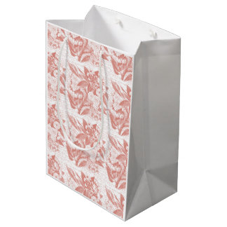 Mediana Bolsa de regalo de la rama de cerezo rosa