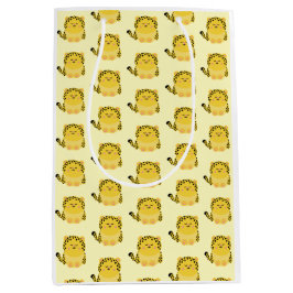 Mediana Bolsa de regalo de leopardo al estilo kawaii