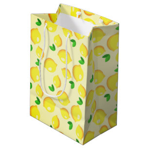 Mediana Bolsa de regalo de los lemas amarillos