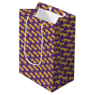 Mediana Bolsa de regalo de los tigres de LSU - Impresión d