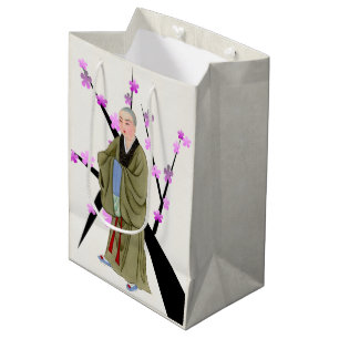 Mediana Bolsa de regalo de monje budista