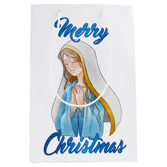 Mediana Bolsa de regalo de Navidad (Anverso)