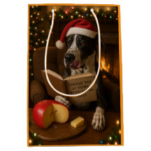 Bolsa de regalo de Navidad Great Dane Cheese Tax 