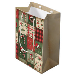 Mediana Bolsa de regalo de Navidades de la inmundicia de l