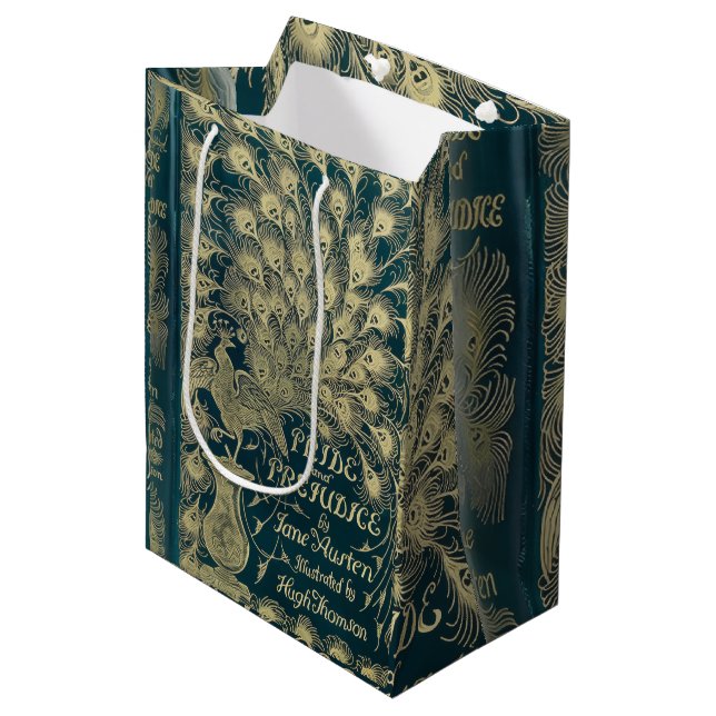Mediana Bolsa de regalo de Orgullo y Prejuicio (Angulo Anverso)