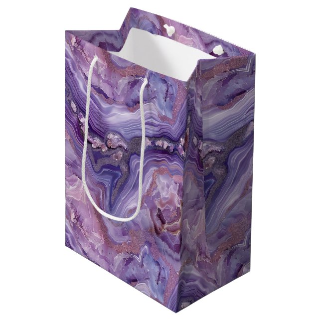Mediana Bolsa de regalo de papel (Angulo Anverso)