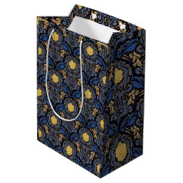 Mediana Bolsa de regalo de Papel de pájaro negro