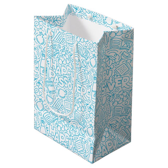 Mediana Bolsa de regalo de Pascua (Angulo Anverso)
