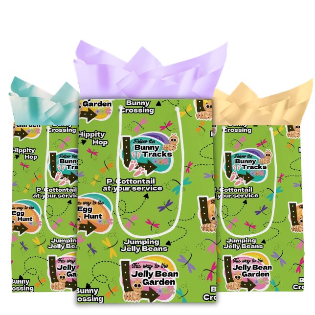 Mediana Bolsa de regalo de Pascua (Subido por el creador)