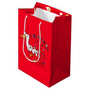 Mediana Bolsa de regalo de pato de 4 de julio
