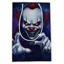 Bolsa de regalo de payaso aterrador